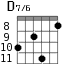 D7/6 для гитары - вариант 2
