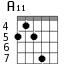 A11 для гитары - вариант 2