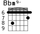 Bbm9- для гитары - вариант 2