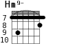 Hm9- для гитары - вариант 5