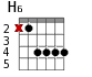 H6 для гитары - вариант 2