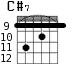 C#7 для гитары - вариант 6