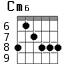 Cm6 для гитары - вариант 4
