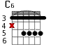 Варианты аккорда C6
