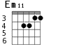 Em11 для гитары - вариант 3