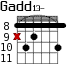 Gadd13- для гитары - вариант 5