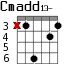 Cmadd13- для гитары - вариант 5