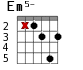 Em5- для гитары - вариант 1