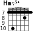 Hm75+ для гитары - вариант 6