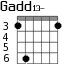 Gadd13- для гитары - вариант 2