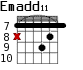 Emadd11 для гитары - вариант 7