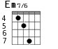Em7/6 для гитары - вариант 5
