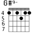 G#9- для гитары - вариант 2