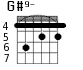 G#9- для гитары - вариант 1