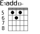 E7add13- для гитары - вариант 8