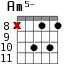 Am5- для гитары - вариант 6