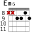 Em6 для гитары - вариант 6