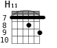 H11 для гитары - вариант 1