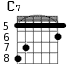 C7 для гитары - вариант 3