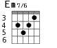 Em7/6 для гитары - вариант 4