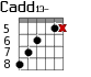 Cadd13- для гитары - вариант 5