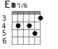 Em7/6 для гитары - вариант 3