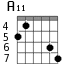 A11 для гитары - вариант 3