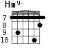 Hm9- для гитары - вариант 6