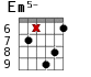 Em5- для гитары - вариант 5