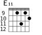 E11 для гитары - вариант 6