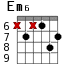 Em6 для гитары - вариант 9